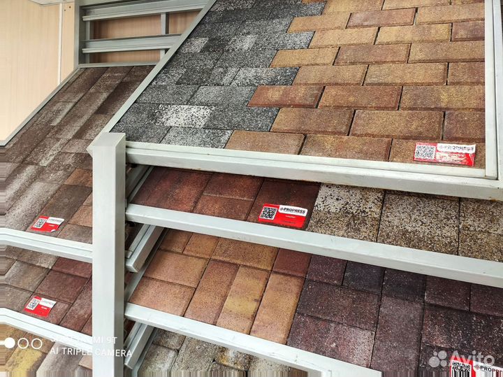 Тротуарная плитка сухопрессованная