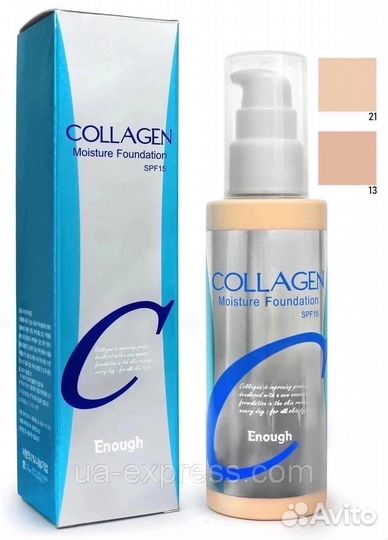Корейский тональный крем Collagen (новая)