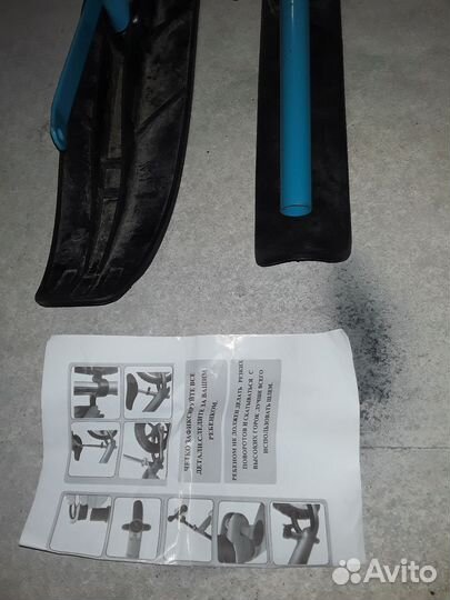 Беговел детский с зимними лыжами