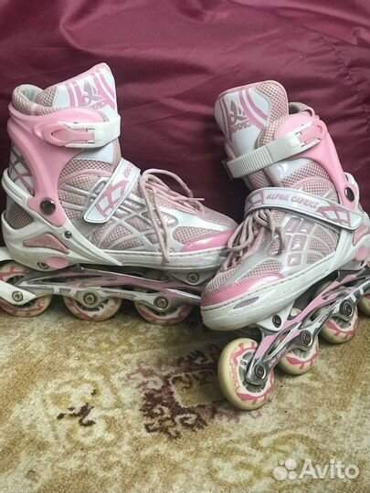 Раздвижные ролики размер 36-40 + зашита