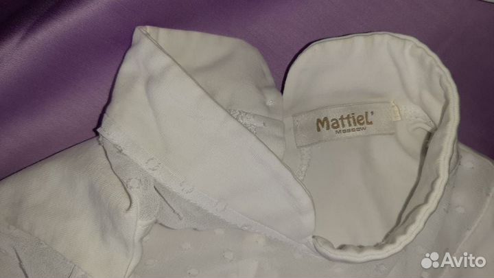 Блузки школьные, р. 128