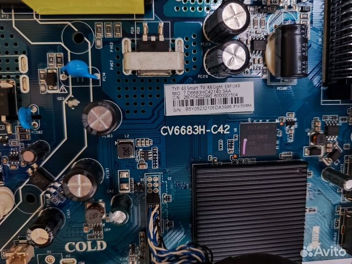 Телевизор Haier 43 Smart TV K6 Light(По запчастям)