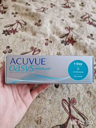 Линзы Acuvue Oasys однодневные -3,75