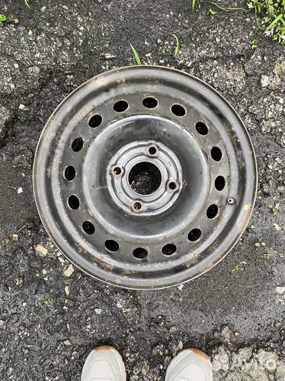 Диск r15 штамп, 4x114