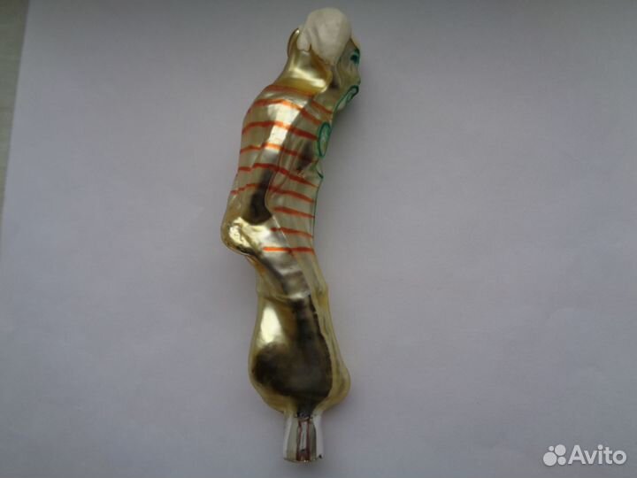 Елочная игрушка СССР Лук Порей из набора 