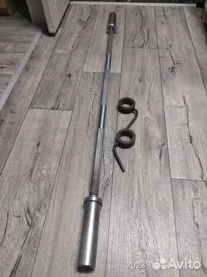 Гриф с блинами