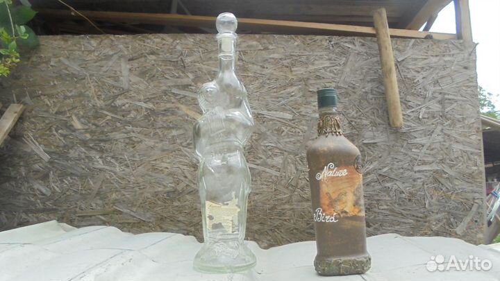 Бутылки под вино декоративные