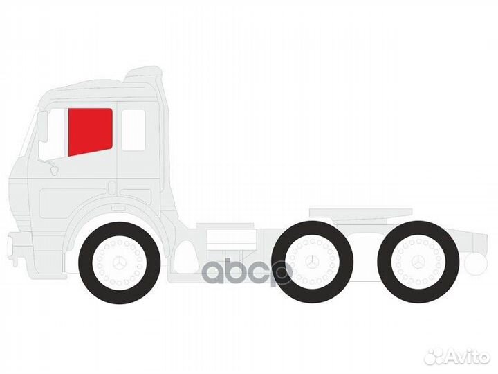 Стекло боковое опускное (Спереди/ Слева/ Цвет з