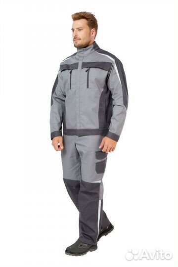 Костюм рабочий мужской летний Финикс, серый