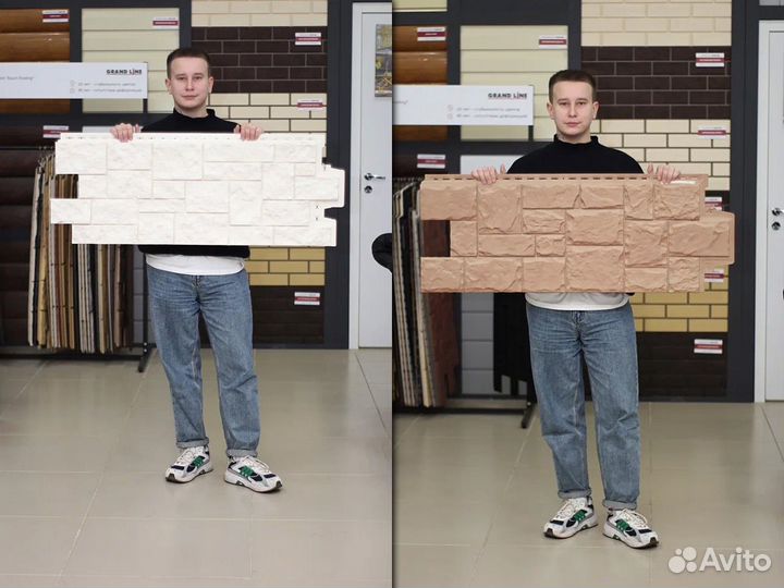 Фасадная панель Grand Line Дикий камень Classic