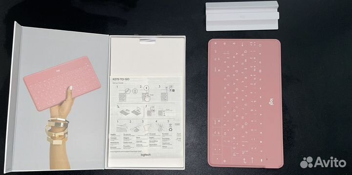 Клавиатура Logitech Keys-To-Go Bluetooth pink