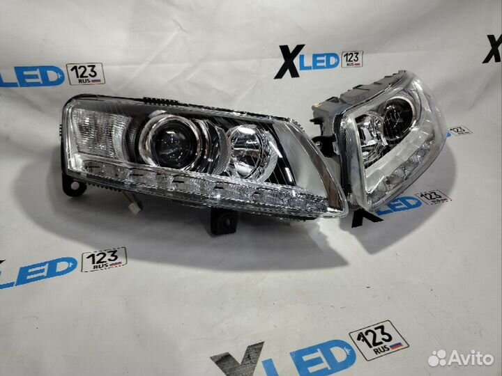 Фара правая левая Audi А6 С6 рест ксенон