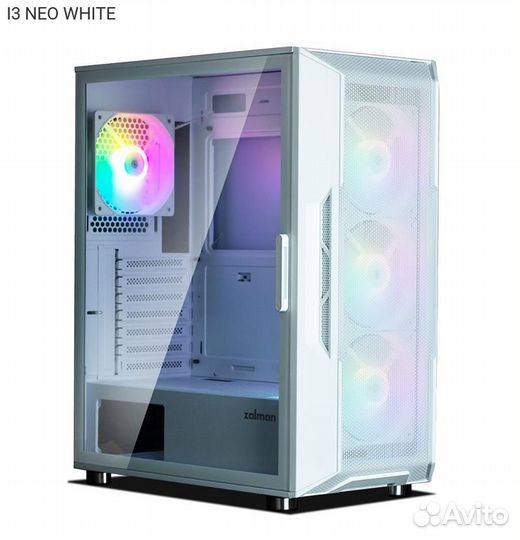 Корпус Zalman I3 NEO Miditower Без бп белый, I3 NE