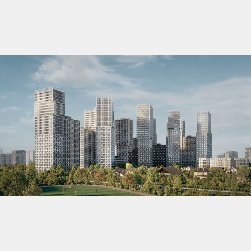 2-к. квартира, 61,4 м², 16/30 эт.