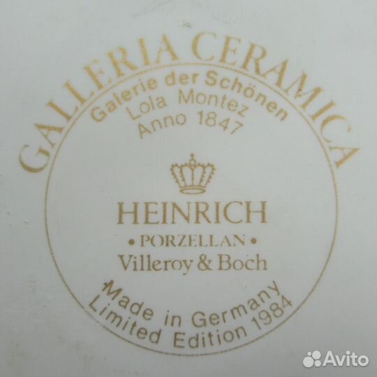 Фарфоровые миниатюры V&B