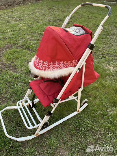 Детские санки коляска