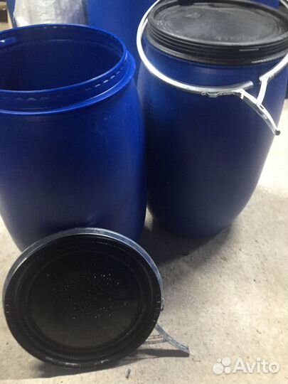 Бочка пластик и металл