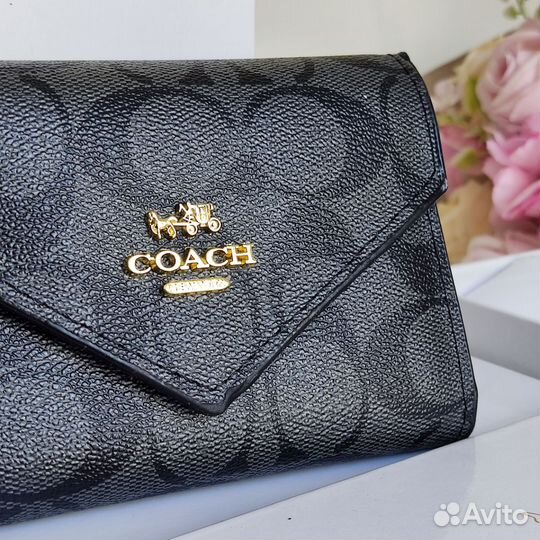 Кошелёк женский coach (black edition)