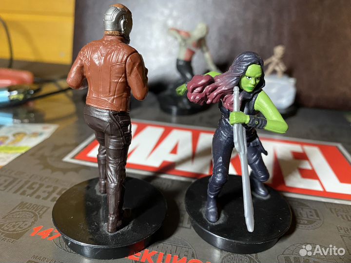 Фигурки Стражи Галактики Marvel 5 штук + 1