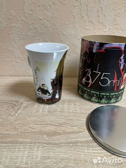 Кружка бокал керамический 375 мл в подарок новая