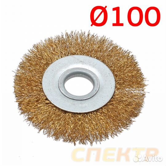 Щетка дисковая проволочная на ушм 100мм Matrix 746