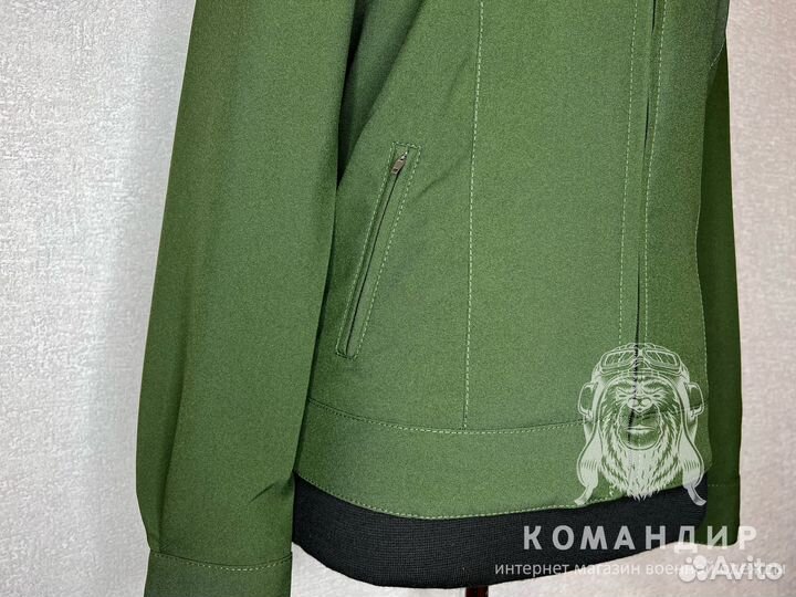 Женская военная офисная форма зелёная