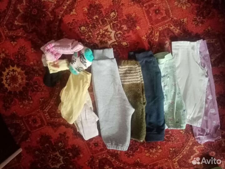 Детские вещи на девочку пакетом 80-86