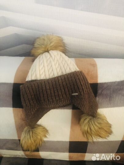 Шапка детская шарф и палантин