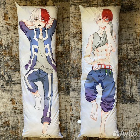 Подушка дакимакура 150х50 аниме
