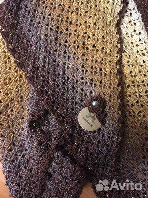 Неспадающий платок-шаль