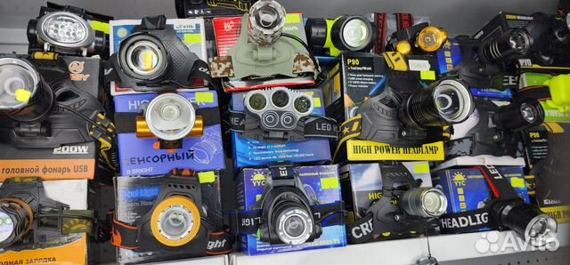 Налобные фонари Армейские и бытовые 60+ моделей