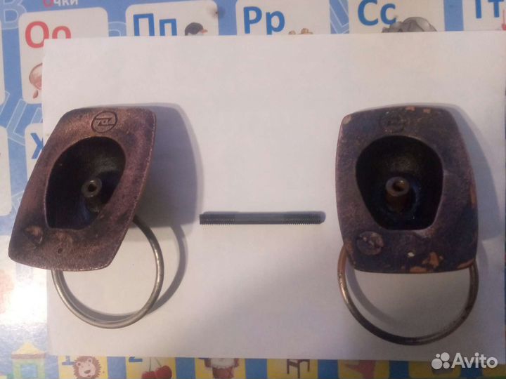 Дверные ручки литые стальные