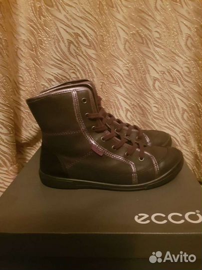 Ботинки Ecco Gore -tex,кожа,мембрана