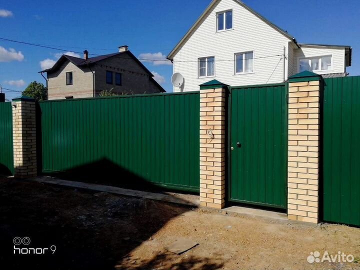 Откатные ворота под ключ