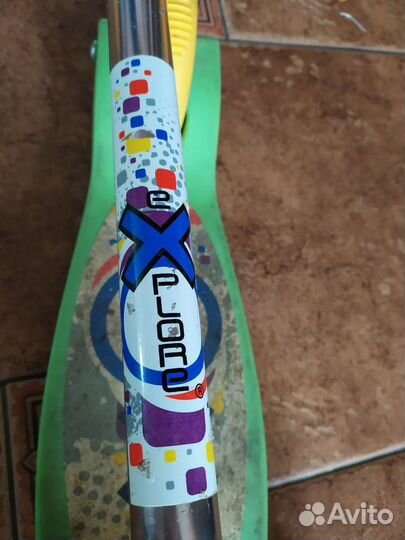 Самокат детский трехколесный explore