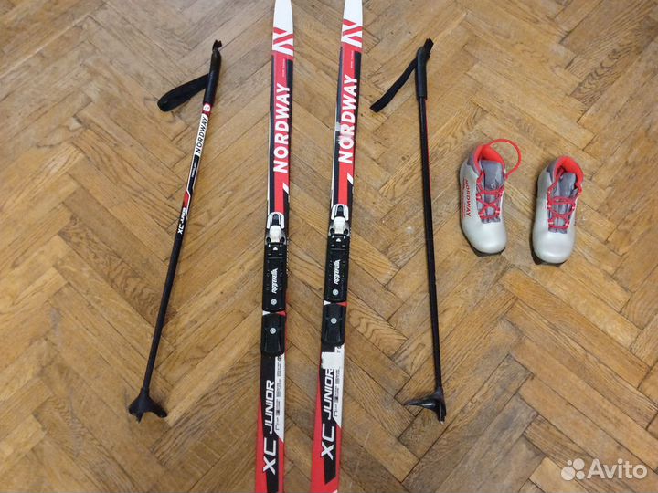 Беговые лыжи 120 с ботинками