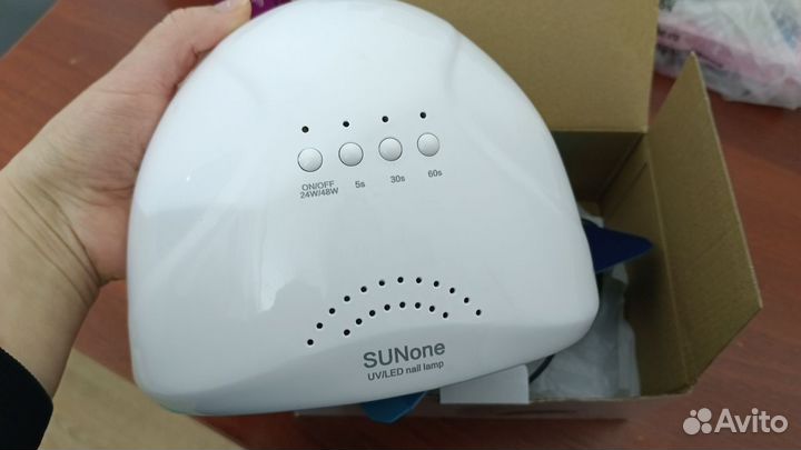 Лампа для маникюра LED/UV SUNone 48W