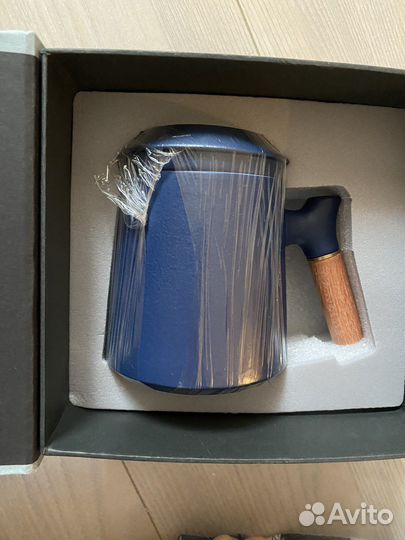 Кружка с деревянной ручкой 500 мл