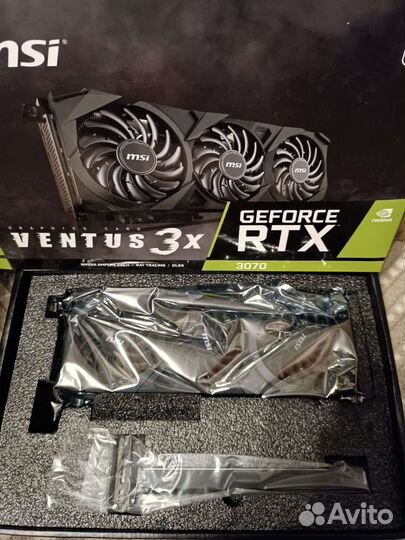 Видеокарта RTX 3070 ventus x3