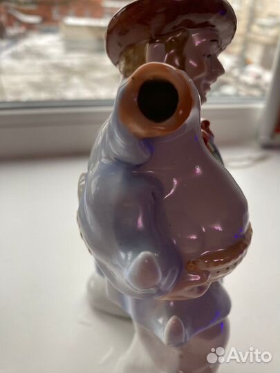 Статуэтка «Штоф Бюргер» с гусями» Фарфор