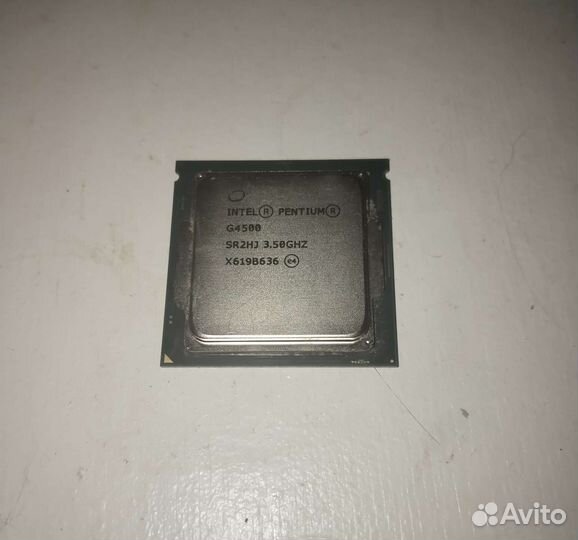 Процессор intel pentium g4500