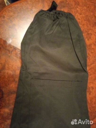 Брюки охранника с резинками внизу