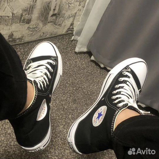 Кеды Конверсы низкие повседневные