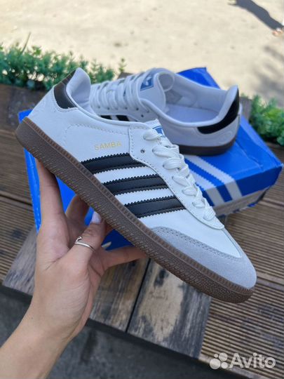 Adidas Samba белые женские