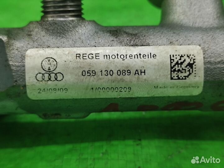 Топливная рейка левая + датчик 3.0 TDI VAG