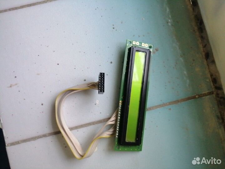 Символьные ЖК дисплеи