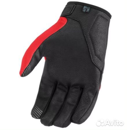 Мотоперчатки Icon Hooligan CE красные