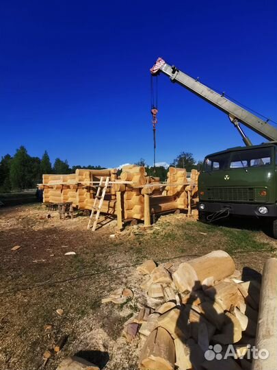 Срубы домов и бань