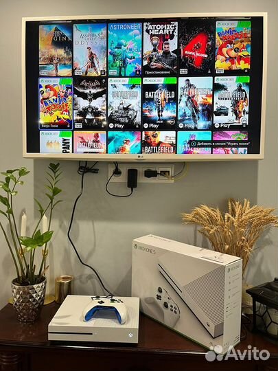 Xbox one s 1tb +400 игр