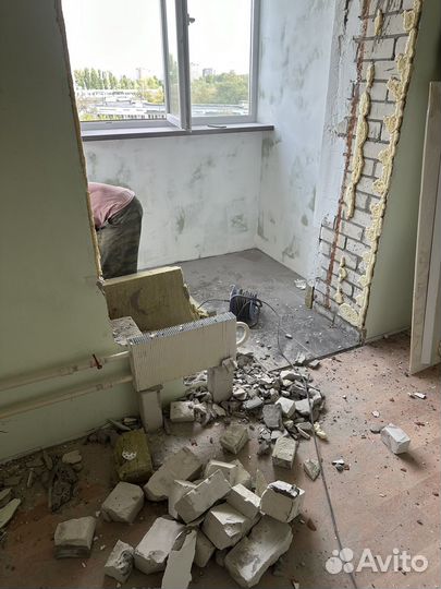 Демонтажные работы и вывоз мусора
